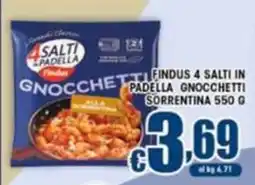 Sacoph Findus 4 Salti in Padella Gnocchetti Sorrentina offerta