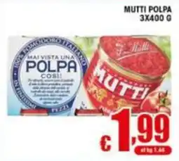 Sacoph Mutti polpa offerta