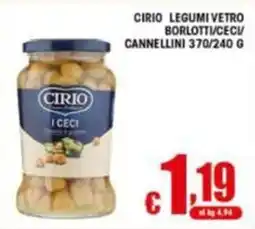 Sacoph Cirio i ceci offerta
