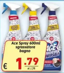 Ipercarni Ace Spray sgrassatore bagno offerta