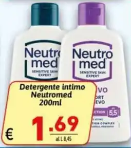 Ipercarni Detergente intimo Neutromed offerta