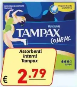 Ipercarni Assorbenti interni Tampax offerta