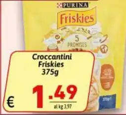 Ipercarni Croccantini Friskies offerta