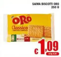 Sacoph Saiwa biscotti oro classico offerta