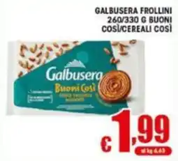 Sacoph Galbusera Frollini Buoni Così offerta