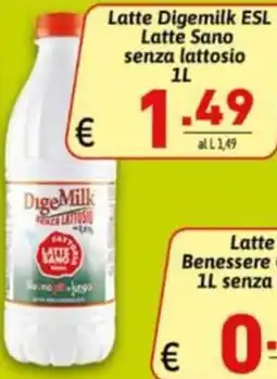 Ipercarni Latte Digemilk ESL senza lattosio offerta