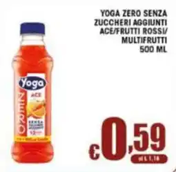 Sacoph Yoga Zero senza zuccheri aggiunti Ace/Frutti rossi/Multifrutti offerta