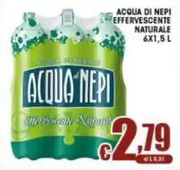 Sacoph Acqua di Nepi effervescente naturale offerta