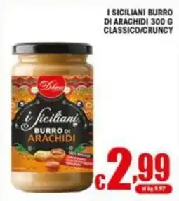 Sacoph I siciliani burro di arachidi offerta