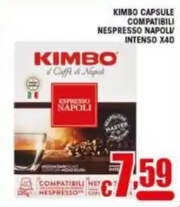 Sacoph Kimbo Espresso Napoli offerta