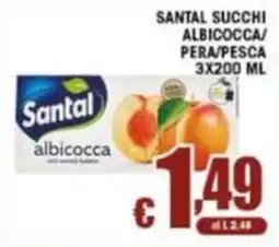 Sacoph Santal albicocca offerta