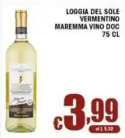 Sacoph Loggia del Sole Vermentino Maremma Vino DOC offerta