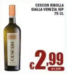 Sacoph Cescon ribolla gialla venezia igp offerta