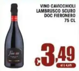 Sacoph Vino Cavicchioli Lambrusco Scuro offerta