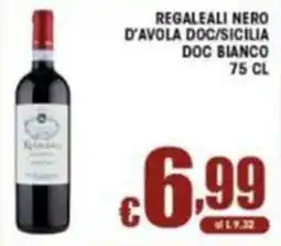 Sacoph Regaleali nero d'avola doc/sicilia doc bianco offerta