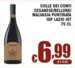 Sacoph Colle dei Conti Cesanese/Bellone/Malvasia Puntinata offerta