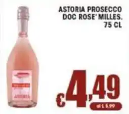 Sacoph Astoria Prosecco DOC Rose' Milles offerta