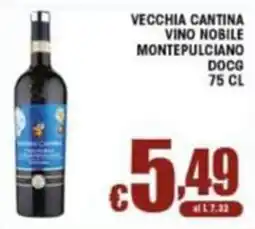 Sacoph Vecchia Cantina Vino Nobile Montepulciano DOCG offerta