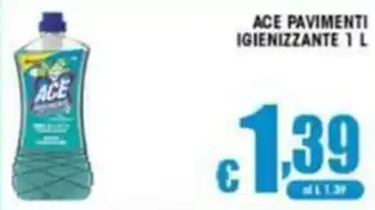 Ace pavimenti igienizzante