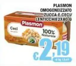 Sacoph Plasmon omogeneizzato zucca e ceci lenticchie offerta