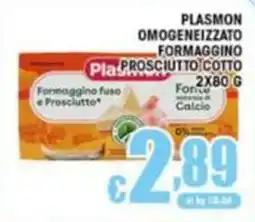 Sacoph Plasmon formaggino fuso e prosciutto offerta