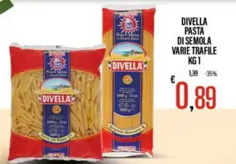 Divella pasta di semola varie trafile