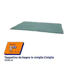 Action Tappetino da bagno in ciniglia Ciniglia offerta