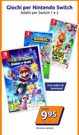 Action Mario + Rabbids Sparks of Hope offerta