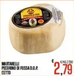 Supermercati EffePiù Martarelli Pecorino di Fossa D.D.P. offerta