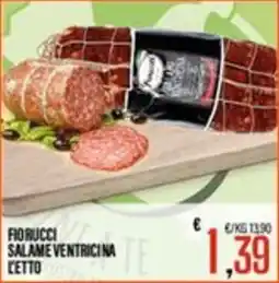 Supermercati EffePiù Fiorucci salame ventricina offerta