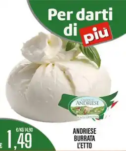 Supermercati EffePiù Andriease Burrata offerta