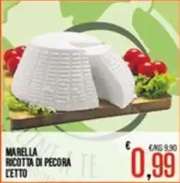 Supermercati EffePiù Marella ricotta di pecora offerta