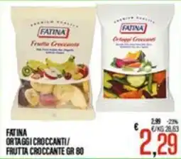 Supermercati EffePiù Fatina ortaggi croccanti / frutta croccante offerta