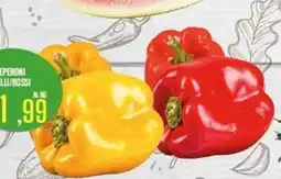 Supermercati EffePiù Peperoni gialli/rossi offerta