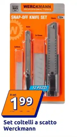 Action Set coltelli a scatto Werckmann offerta