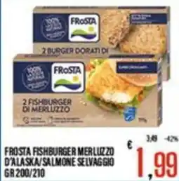 Supermercati EffePiù Frosta fishburger merluzzo offerta