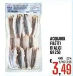 Supermercati EffePiù Acquario filetti di alici offerta