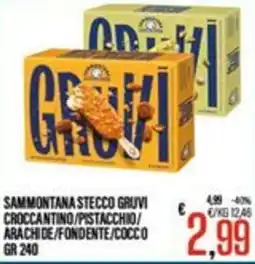 Supermercati EffePiù Sammontana Stecco Gruvi Croccantino offerta