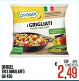 Supermercati EffePiù Orogel tris grigliato offerta