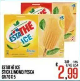 Supermercati EffePiù Estathè Ice stick limone offerta
