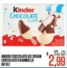 Supermercati EffePiù Kinder Cioccolato Ice Cream offerta