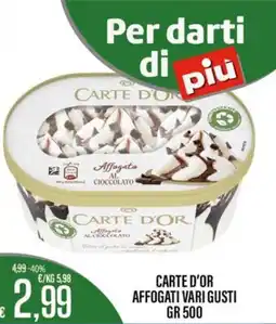 Supermercati EffePiù Carte d'Or affogati vari gusti offerta