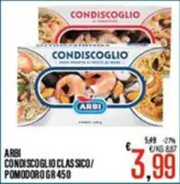 Supermercati EffePiù Arbi condiscoglio classico/pomodoro offerta