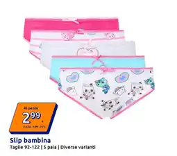 Action Slip bambina offerta