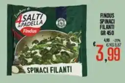 Supermercati EffePiù Findus Spinaci Filanti offerta