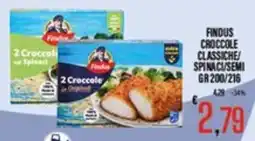 Supermercati EffePiù Findus Crocchette classiche offerta