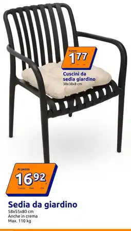 Action Sedia da giardino offerta
