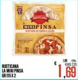 Supermercati EffePiù Rusticana la mini pinsa offerta