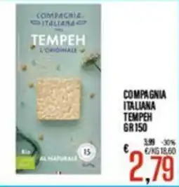 Supermercati EffePiù Compagnia Italiana Tempeh offerta