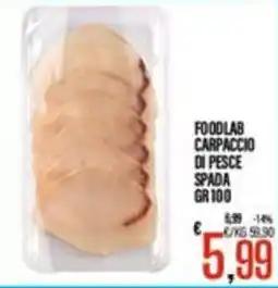 Supermercati EffePiù Carpaccio di pesce spada offerta
